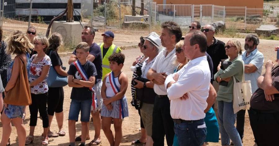 Marseillan - Visite officielle des travaux de restructuration du complexe sportif « Louis Boudou »