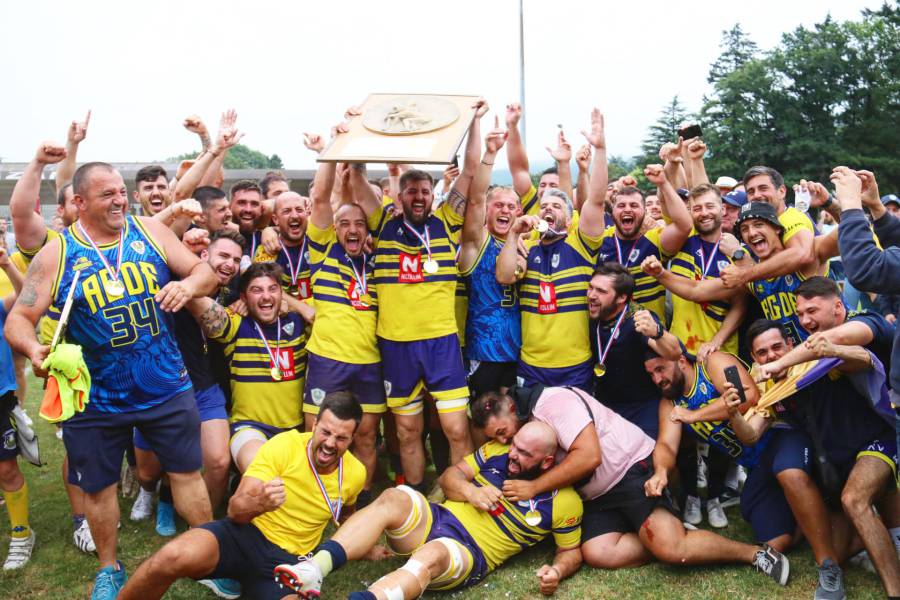 Agde - Le Rugby Olympique Agathois est champion de France après une victoire 15 à 3 !