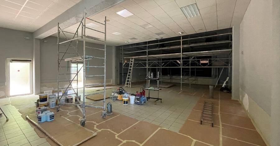 Saint-Thibéry - La salle des fêtes de Saint-Thibéry se refait une beauté
