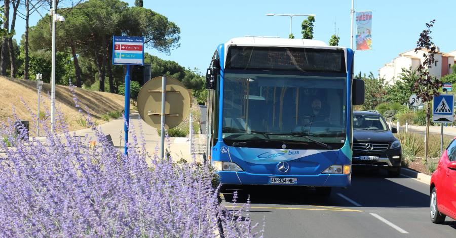 Agde - Place aux horaires d'été pour les bus du réseau Cap'bus