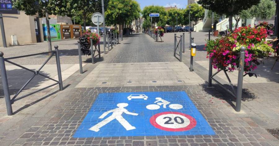Marseillan - Création de zones sécurisées pour les cyclistes à Marseillan