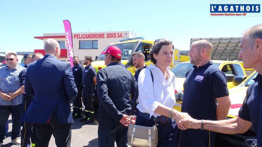 Vias - Vigilance rouge : Les pompiers de l' Hérault prêts à intervenir ! D'importants moyens sont  engagés.