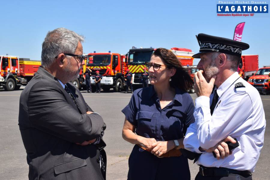 Vias - Vigilance rouge : Les pompiers de l' Hérault prêts à intervenir ! D'importants moyens sont  engagés.