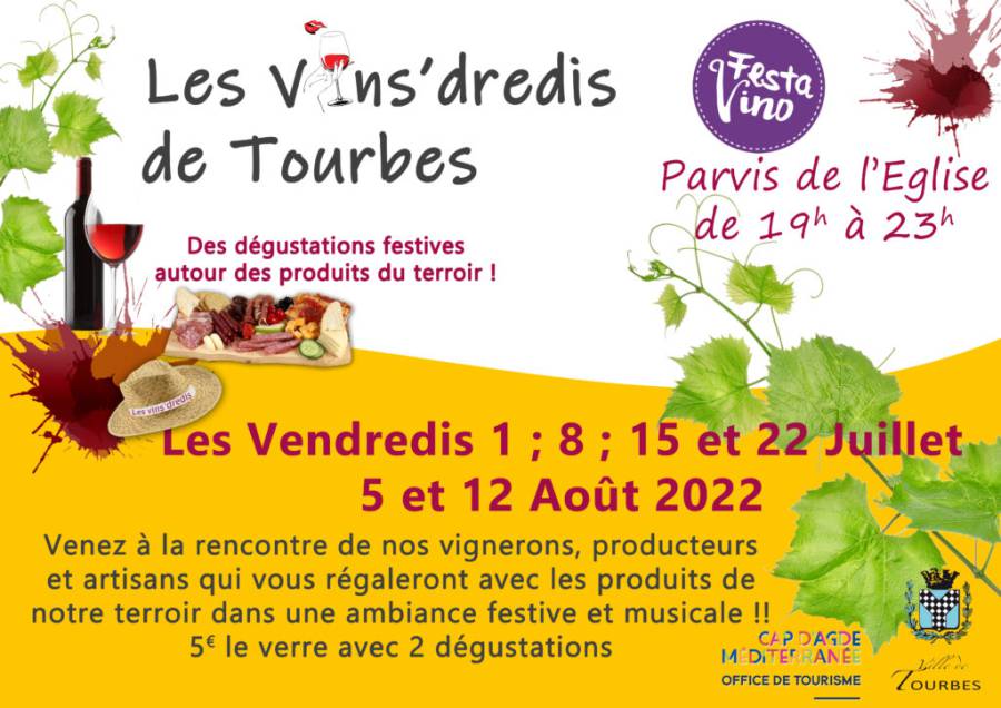 Tourbes - Les Vin'dredi s'installent à Tourbes tout l'été !