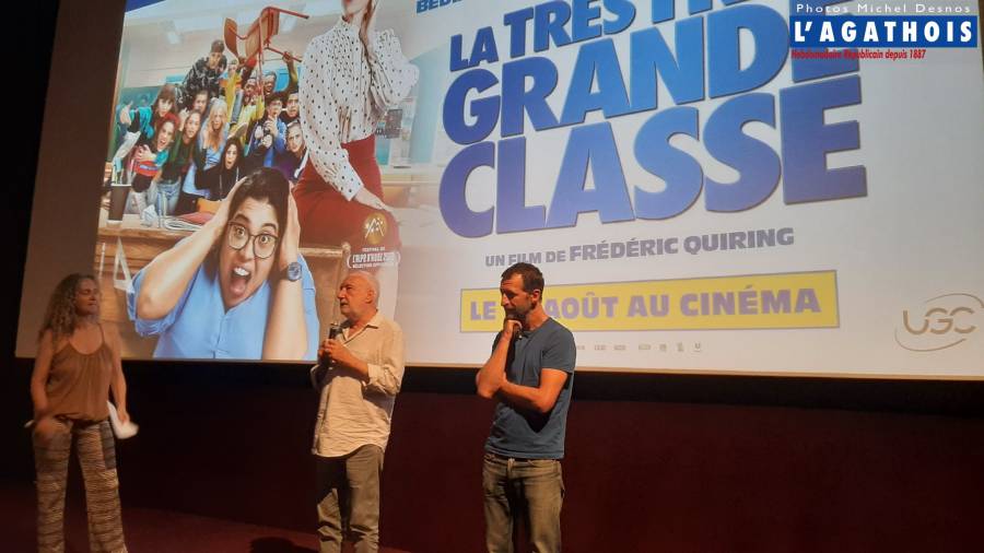 Agde - François Berléand  était  en avant première de La Très Très Grande Classe au Cinema le Travelling