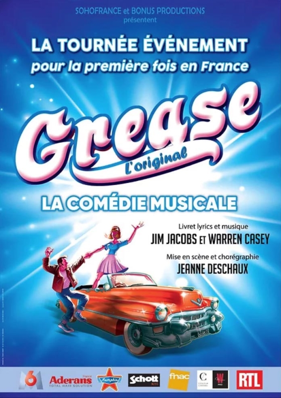 Cap d'Agde - La comédie musicale  Grease, l'original  au Cap d'Agde en Août !