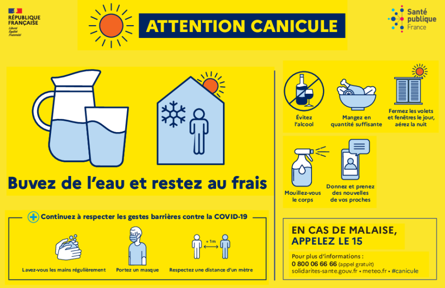 Hérault - L'Hérault en vigilance jaune canicule : les bons gestes à adopter