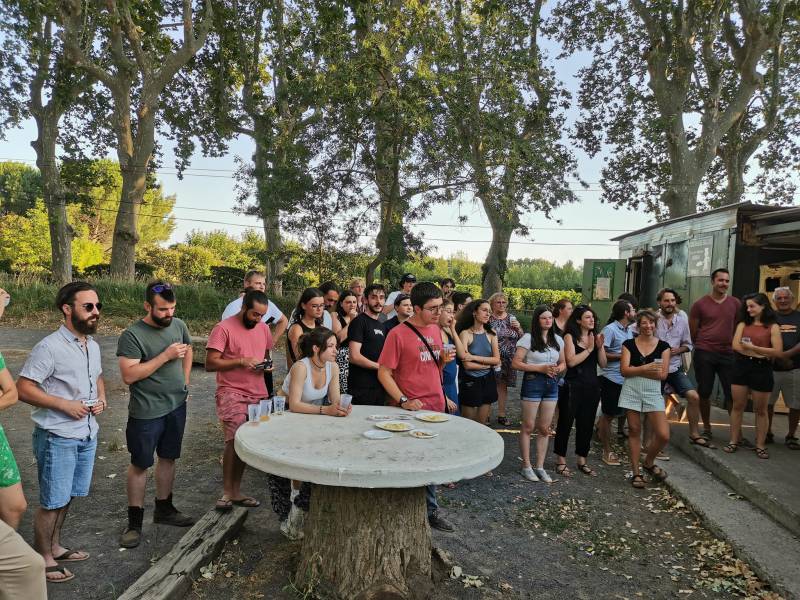 Bessan - Un nouveau groupe de jeunes archéologues fouillent le site de la Monédière à Bessan