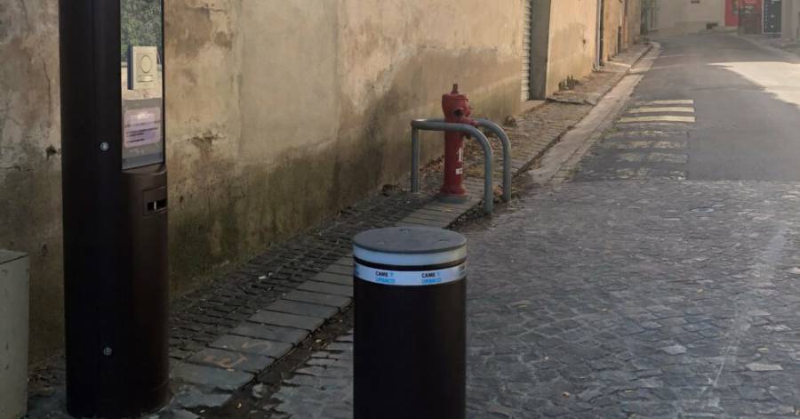 Pézenas - De nouvelles bornes d'accès au centre historique de Pézenas !