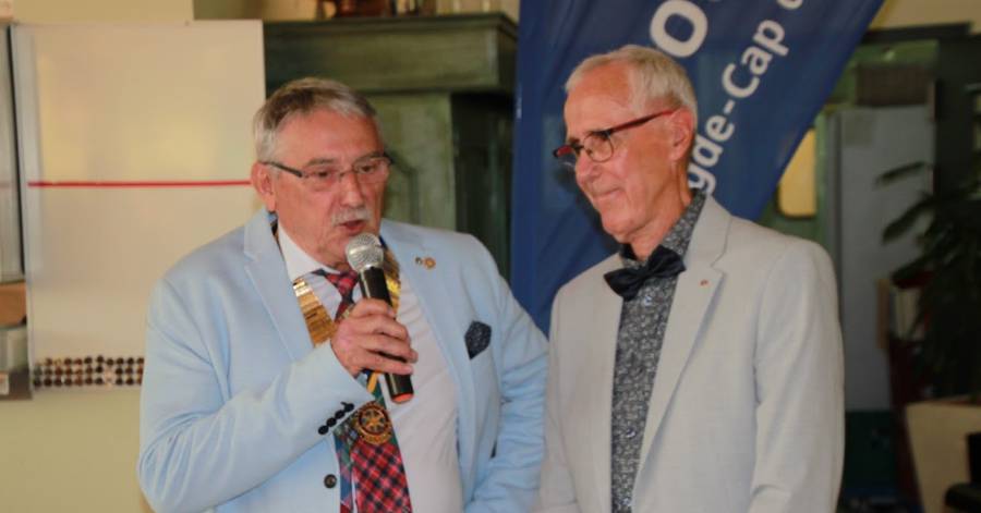 Agde - Un nouveau président au Rotary Club Agde - Cap d'Agde