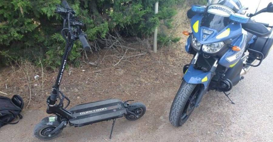 Hérault - Controlé à 70 km/h… À trottinette ! À vos commentaires !