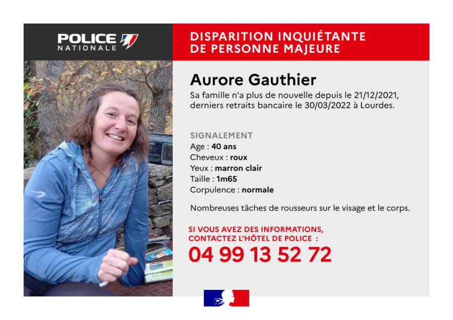Hérault - Disparition inquiétante d'une personne majeure - La gendarmerie lance un appel