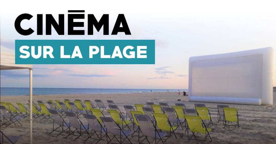 Marseillan - Ce soir c'est CinéToile , le cinéma en plein air sur la plage !