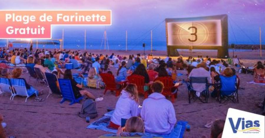 Vias - Dernière toile sous les étoiles ce soir à Vias-Plage !