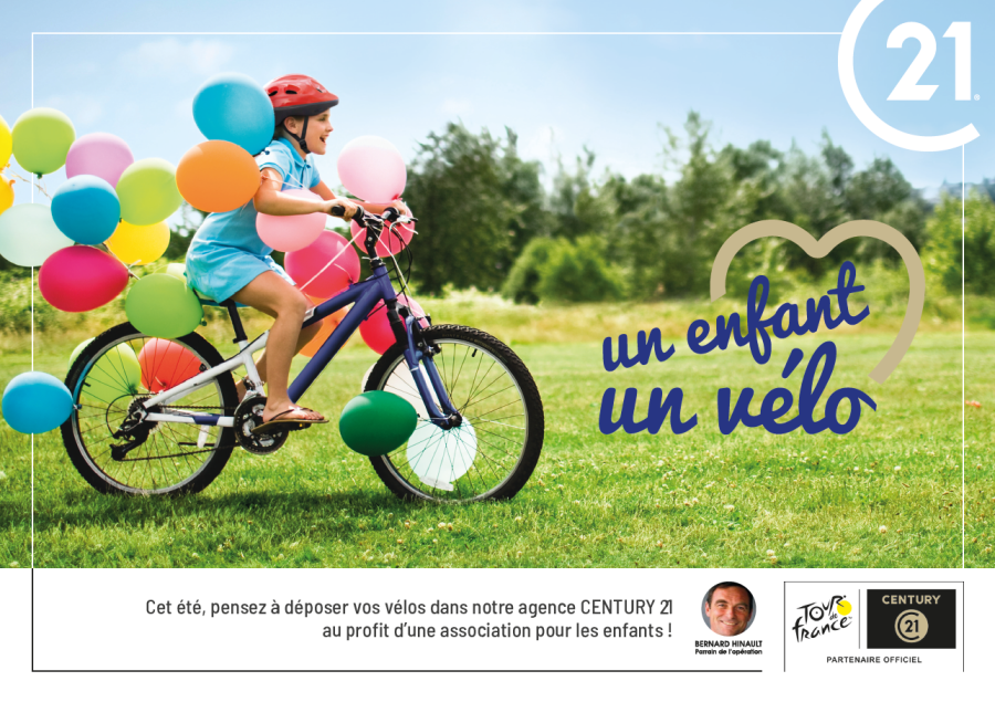 Agde - Des vélos pour les enfants du pays Agathois avec Century 21 !