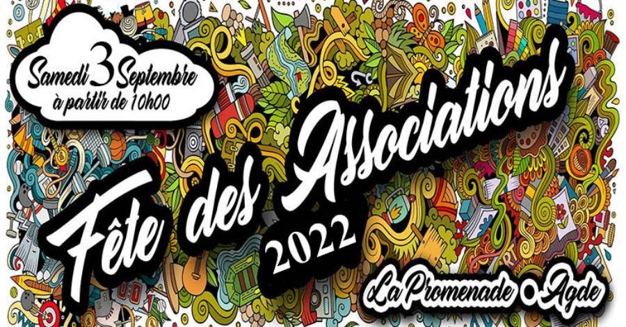 Agde - La Fête des Associations : c'est samedi 3 septembre à Agde sur la promenade !