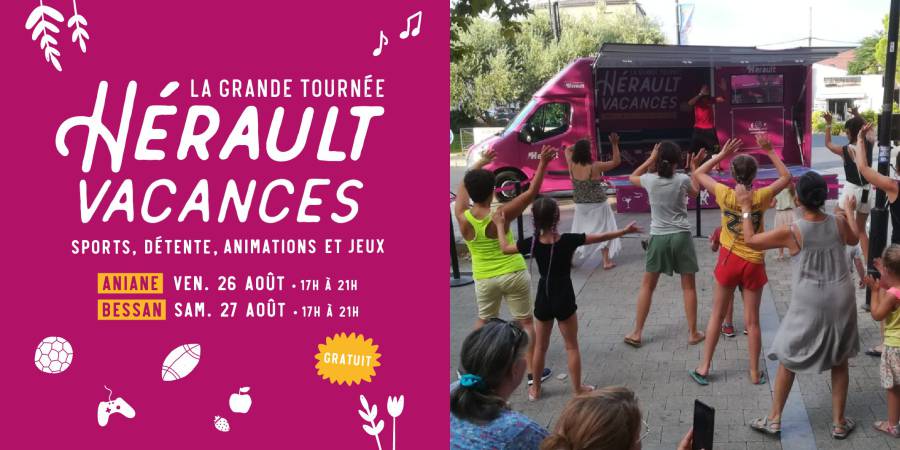 Bessan - Demain, la dernière étape de la tournée Hérault Vacances fait halte sur la Promenade