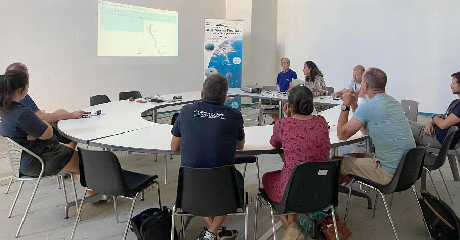 Cap d'Agde - L'AMP en coopération avec la réserve Naturelle Marine de la Réunion
