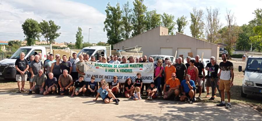 Portiragnes - 50m3 de déchets ramassés pour l'Opération Nature Propre à Portiragnes !