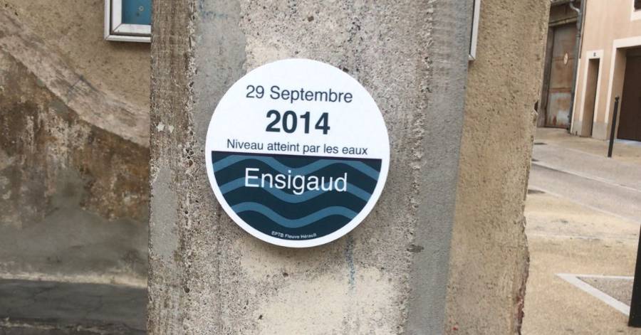 Montagnac - Inondations de 2014 : des repères pour sensibiliser !