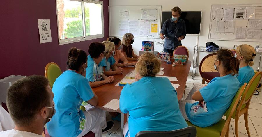 Agglo Hérault Méditerranée - Réseau des Médiathèques : un partenariat inédit avec l'Ehpad de Bessan