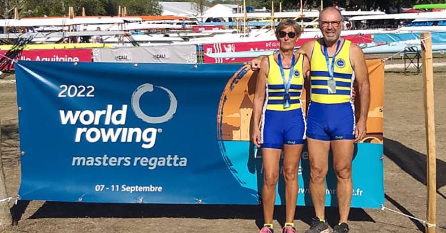 Sports nautique Agde - Deux licenciés de l'Aviron Agathois, champions du monde