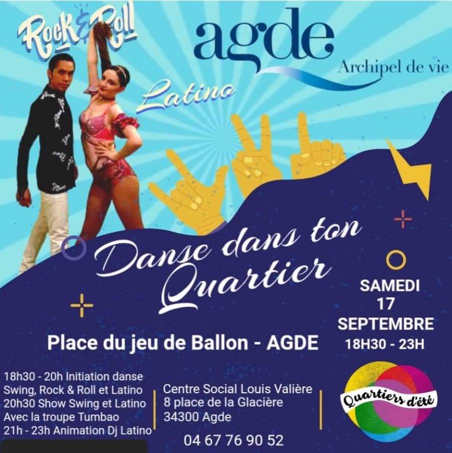 Agde - Danse dans ton quartier : C'est ce samedi Place du Jeu de Ballon