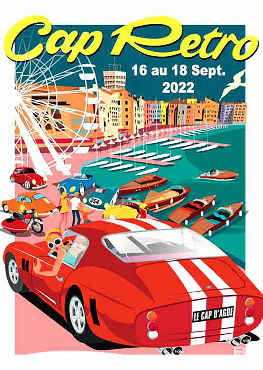 Cap d'Agde - Cap Rétro du vendredi 16 septembre 2022 au dimanche 18 septembre 2022 au Cap d'Agde
