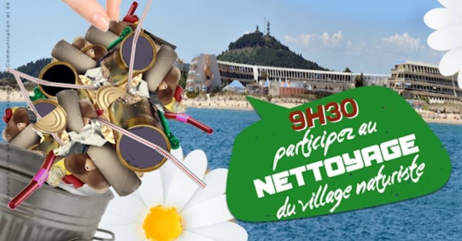 Cap d'Agde - Participez au nettoyage du Village Naturiste et de sa plage le 17 septembre