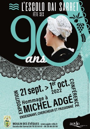 Agde - Hommage à Michel Adgé à partir du 21 septembre au Moulin des Évêques !