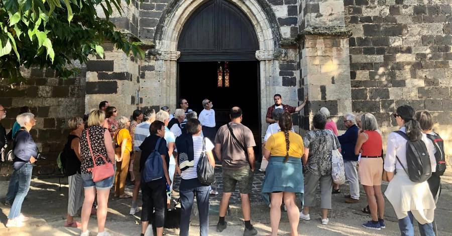 Portiragnes - Beau succès pour la visite du centre historique de Portiragnes