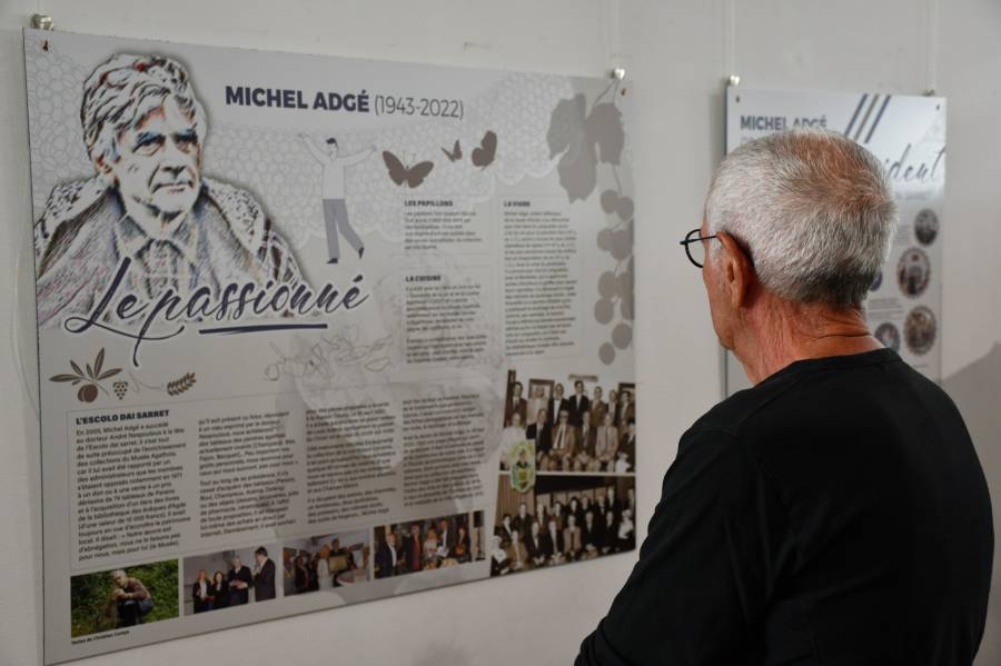 Agde - La ville rend hommage à Michel Adgé jusqu'au 1er octobre !