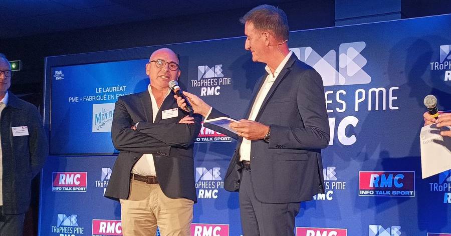 Agde - L'entreprise Agathoise LA MENTHEUSE remporte un trophée régional PME RMC