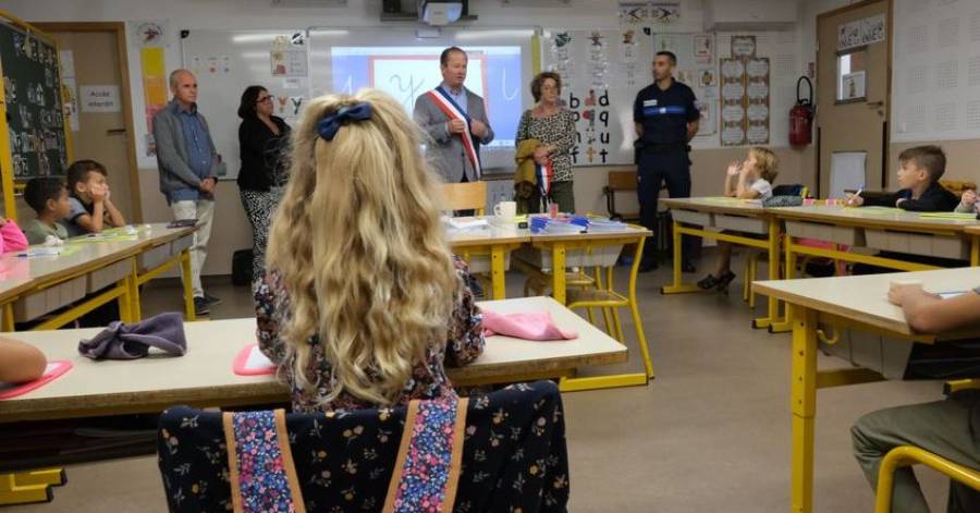 Marseillan - Le maire en visite à l'école Bardou-Maffre de Baugé