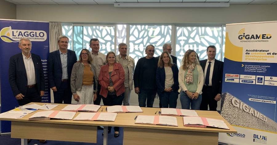 Bessan - Présentation de la nouvelle offre de services de la pépinière Gigamed Bessan
