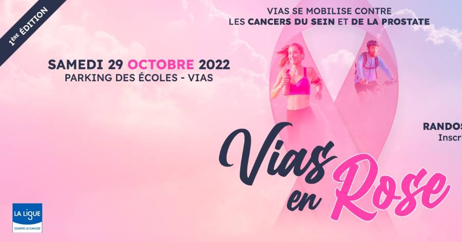 Vias - 1ère édition de la course « Vias en Rose » le 29 octobre !