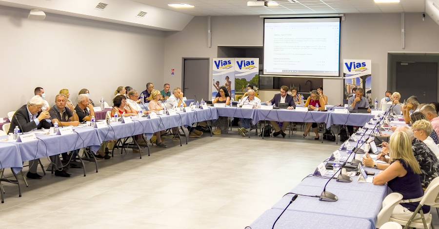Vias - L'ordre du jour du conseil municipal de ce jeudi 6 octobre 2022