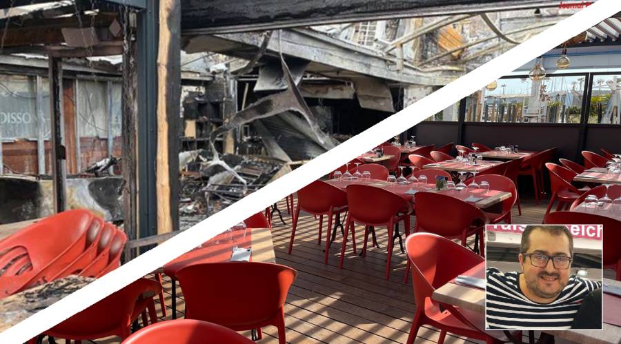 Cap d'Agde - Feu Place Terrisse - L'enquête s'oriente vers un départ accidentel.