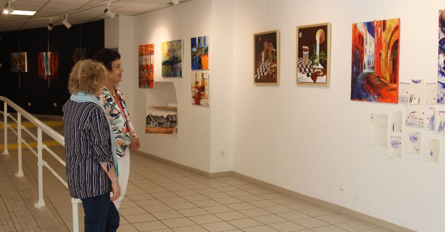 Vias - Marie-Claude Luscher-Morlot a investi la galerie d'art André Malraux