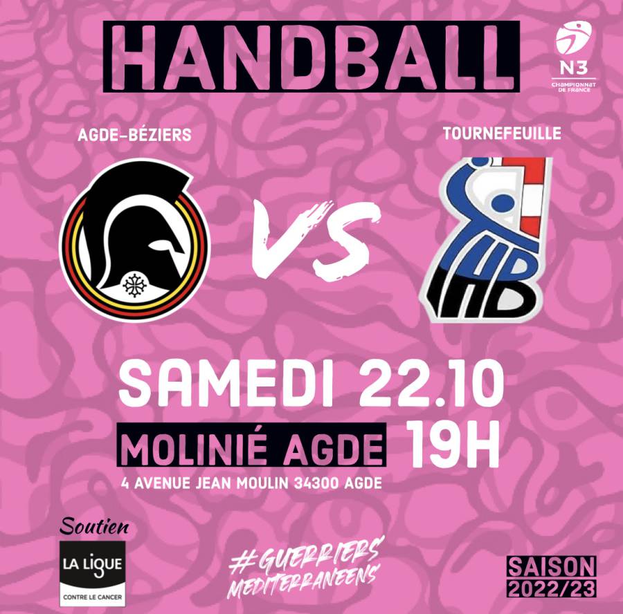 Handball Agde - Le  Agde Handball  se mobilise en faveur d'Octobre Rose !