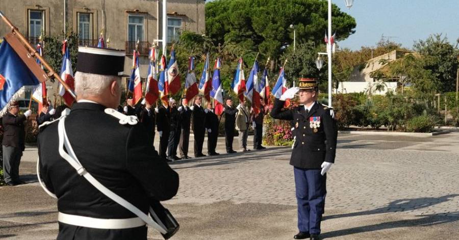 Marseillan - Cérémonie de prise de commandement du chef d'escadron