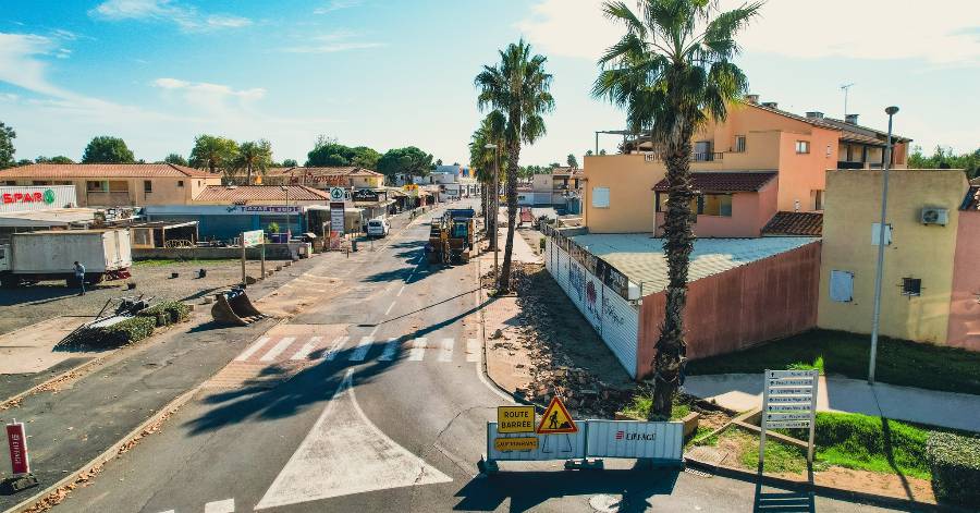 Vias - Travaux de l'Avenue de la Méditerranée : 3ème et dernière phase !