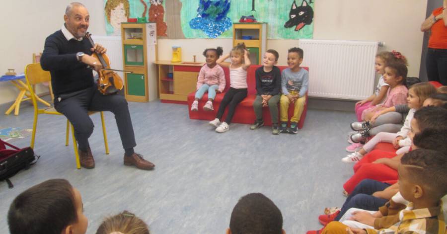 Montagnac - Projet « musique » à l'École Maternelle