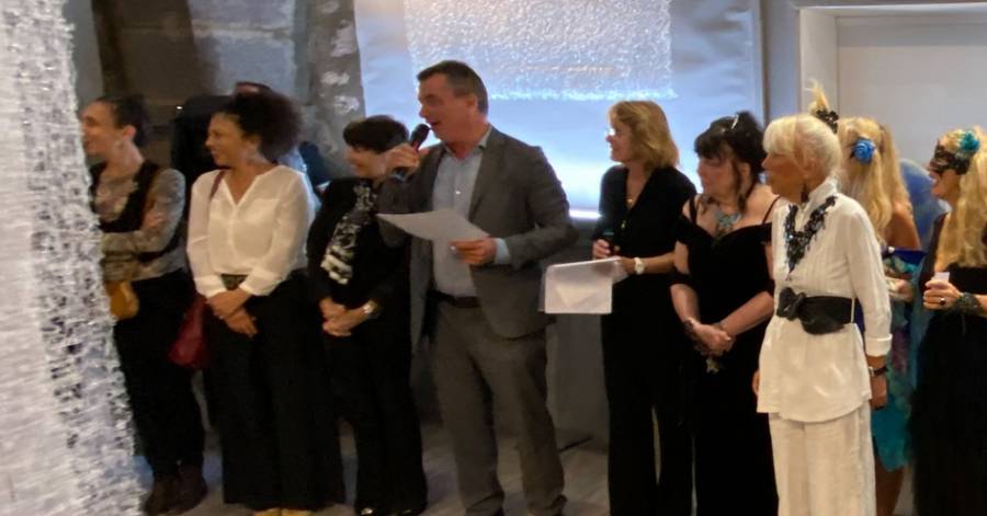 Agde - Vernissage des Bleus de la Forêt la nouvelle exposition du Site des Métiers d'Agde