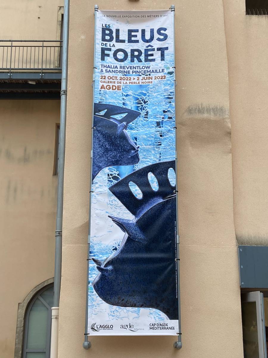 Agde - Vernissage des  Bleus de la Forêt   la nouvelle exposition du Site des Métiers d'Agde
