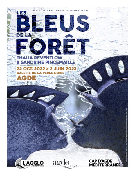 Agde - Une nouvelle expo intitulée « Les bleus de la forêt » à la Galerie de la perle Noire