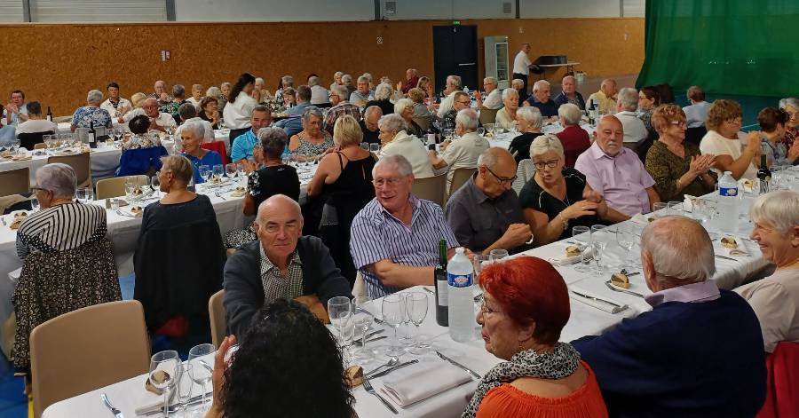 Vias - Le club du 3ème âge viassois a tenu son traditionnel repas annuel