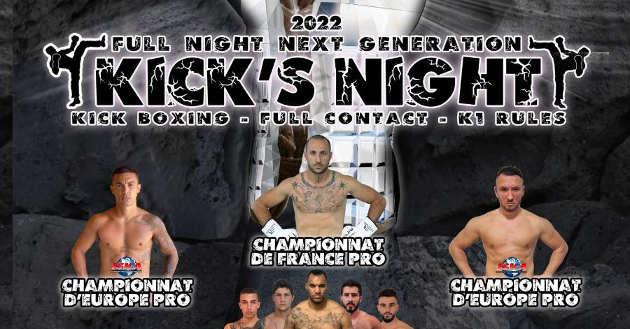 Agde - Kick's Night 2022 Samedi 19 Novembre 2022 - Demandez le programme !