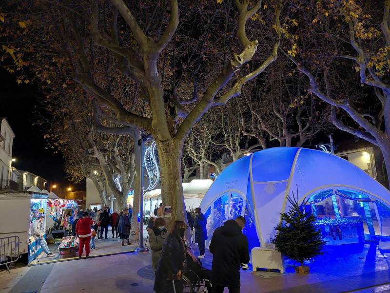Bessan - Le marché igloo de Noël et le lâcher de lanternes se préparent activement