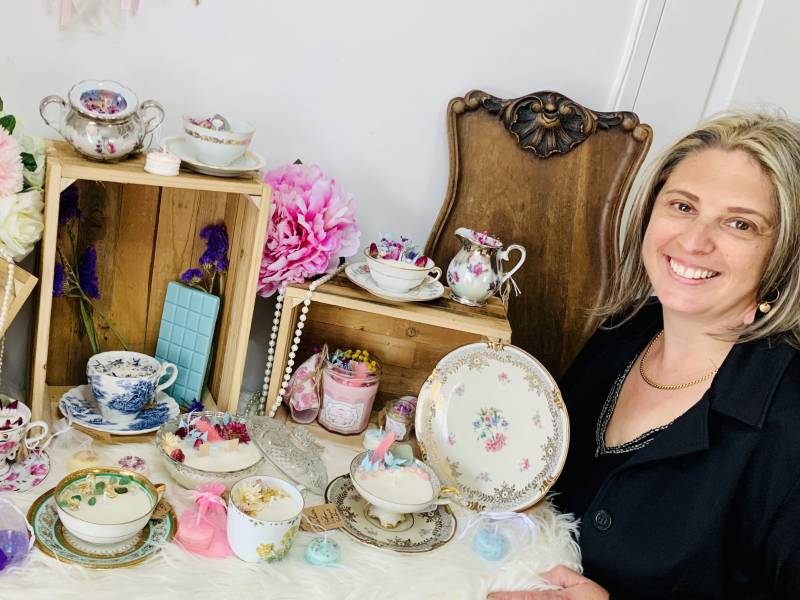 Bessan - Avec Lady bougies, des idées cadeaux de bougies vintage et décorations recyclées